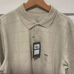 Van Heusen Classic Fit Heathered Polo